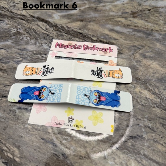 Pack of 2 Magnetic Bookmarks Wedding Souvenir Birthday Giveaways Sublimation Mag - Picture 2 of 2